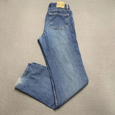 VTG Gap Jeans Mens 34x34 Blue Denim Easy Fit Regular Straight Preppy Grunge Y2K - Image 1 of 4