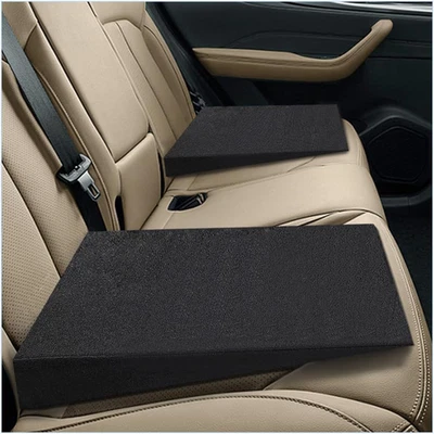 Cojín nivelador de cuña para asiento automático de 2 piezas, cómodo cojín ergonómico de espuma para cuña coche  Foto 1 de 4