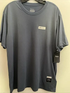 Neu RVCA Herren Sport Active Gym Feuchtigkeitsableitendes T-Shirt Street Style Shirt Größe L - Bild 1 von 7
