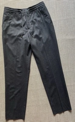 Calça Brett Johnson Dawcord cinza carvão 100% lã tamanho Fr50 Reino Unido G nova - Imagem 1 de 4