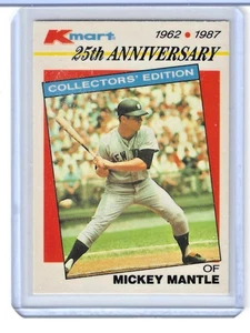 MICKEY MANTLE 1987 Topps Kmart 25th Anniversary #5 - Picture 1 of 2
