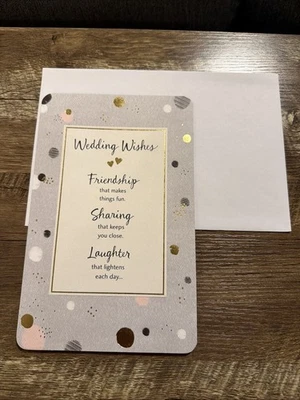 美国问候婚礼愿望卡祝贺婚礼 MSRP:6.99 美元 — 第 1/3 张图片