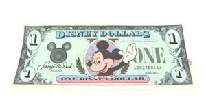 1987 Disney Dollars Mickey Mouse Walt Disney Währung - Bild 1 von 7