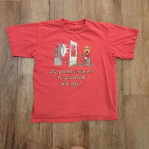 Y2K Video Games Kids Large Shirt Xbox Playstation Modern Warfare Gaming Retro - Picture 1 of 8