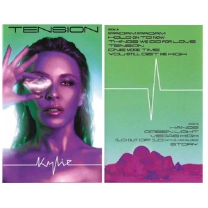 Kylie: Tension - Limited Edition Green Cassette Album with Alternative Artwork - Picture 1 of 2