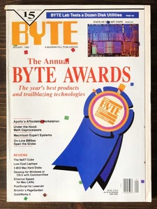 Revista Byte enero 1990 - Imagen 1 de 4