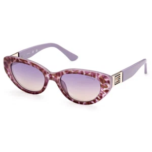 Guess GU7849 83Z Violet/Other / Gradient or Mirror Violet Oval Shape Sunglasses - Picture 1 of 9
