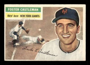 1956 Topps Baseball 271 Foster Castleman GVG to VG MK BXCP40 - Picture 1 of 2
