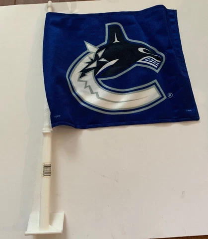 Vancouver Canucks NHL Car Flag Window Pole Banner Auto Truck Hockey Fan Tailgate Cover