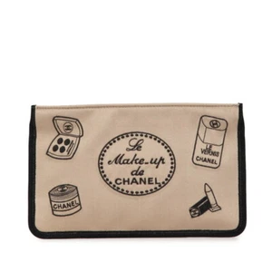 Bolsa con patrón de cosméticos Chanel para mujer 【Usada】 - Imagen 1 de 11