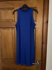 Colbalt Blue Ribbed MIDI Dresss Size 12