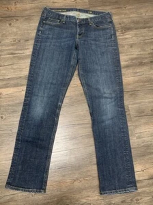 J Crew Women’s Matchstick Straight Size 31 Denim Blue Jeans - Picture 1 of 6