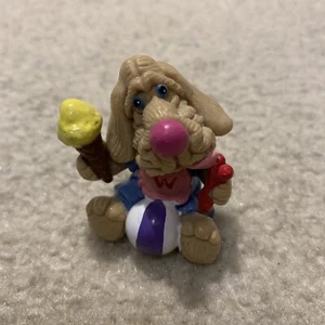 Ganz Bros Wrinkles Shar-Pei Dog 2" Toy Collectible Figure Ice-Cream 1986 Vintage - Picture 1 of 11