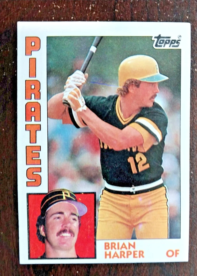 1984 Topps #144 Brian Harper Outfield novato radiocontrol Pittsburgh Pirates envío gratuito Foto 1 de 1