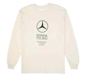 Camiseta DONDA Atlanta Listening Event Kanye West L/S (DOND-LS002) para hombre talla S-XL - Imagen 1 de 2