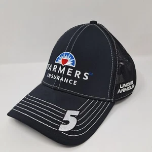 Farmers Insurance Hendrick Motorsports Under Armour #5 Cap Black Adjustable Hat - Picture 1 of 15