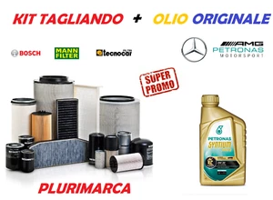 KIT TAGLIANDO COMPLETO OLIO ORIGINALE PETRONAS MERCEDES CLASSE CLA 2.0 CDI - Foto 1 di 7