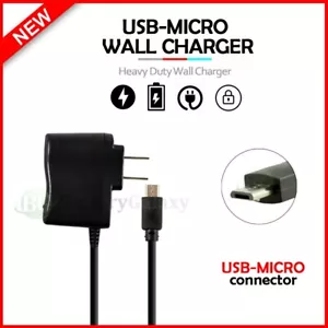 USB Micro Wall Charger for Phone Samsung Galaxy A3/A5/A6/A7/J1/J1 (2018)/J2 Pure - Picture 1 of 4