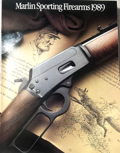 ORIGINAL FABRIK 1989 MARLIN SPORT FEUERWAFFEN PROSPEKT KATALOG - 24 SEITEN - Bild 1 von 10