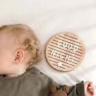 Solid Color Round Felt Letter Board Baby Milestone Cards  Birthday Party Decor