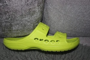 Crocs Iconic Comfort Damen Sandalen pantoletten M5 Grün passt 37,5 38 Wie Neu - Bild 1 von 4