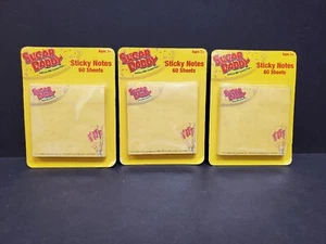 2011 SUGAR DADDY Sticky Notes Pack Of 60 Sheets LOT OF 3 PACKS - Picture 1 of 15