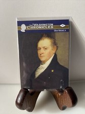 2022 Historic Autographs Washington Chronicles Oliver Wolcott Jr Gold /699 Card