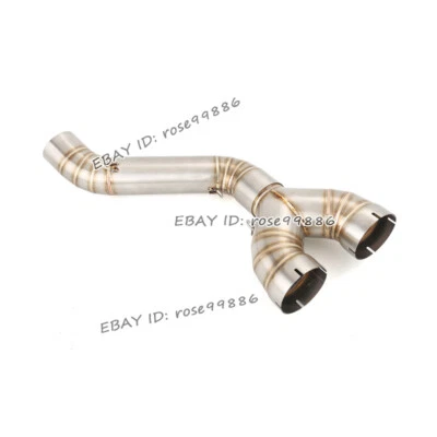 Sistema de escape tubo de enlace medio antideslizante para BMW S1000R 2010-2016 S1000RR 2010-2014 Foto 1 de 4