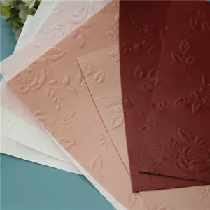 8 Sheets Floral Embossing Paper Card DIY Handbook Cardstock Scrapbooking paper - Picture 1 of 6