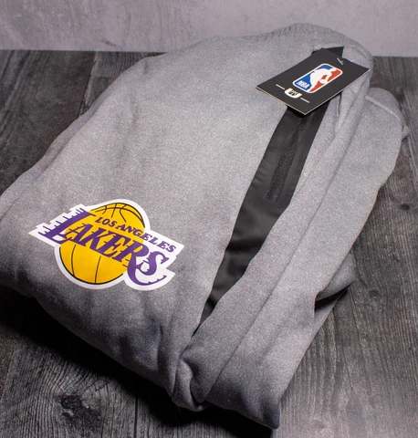 LOS ANGELES LAKERS NBA GRAY MEN'S XL TAPERED SWEAT JOGGING PANTS NWT VFMB913F Cover