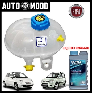 VASCHETTA ACQUA RADIATORE FIAT PANDA 500 C 1.2 1.3 TAPPO INCLUSO + LIQUIDO - Foto 1 di 1
