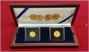 ÖSTERREICH 8 FLORIN 20 Fr + 4 FLORIN 10 Fr - FRANK JOSEPH I. - 1892 - GOLDANLAGE - Bild 1 von 5