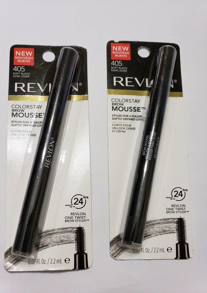 Revlon Colorstay Brow Mousse 405 Soft Black, 2 Pack - Image 1 of 1