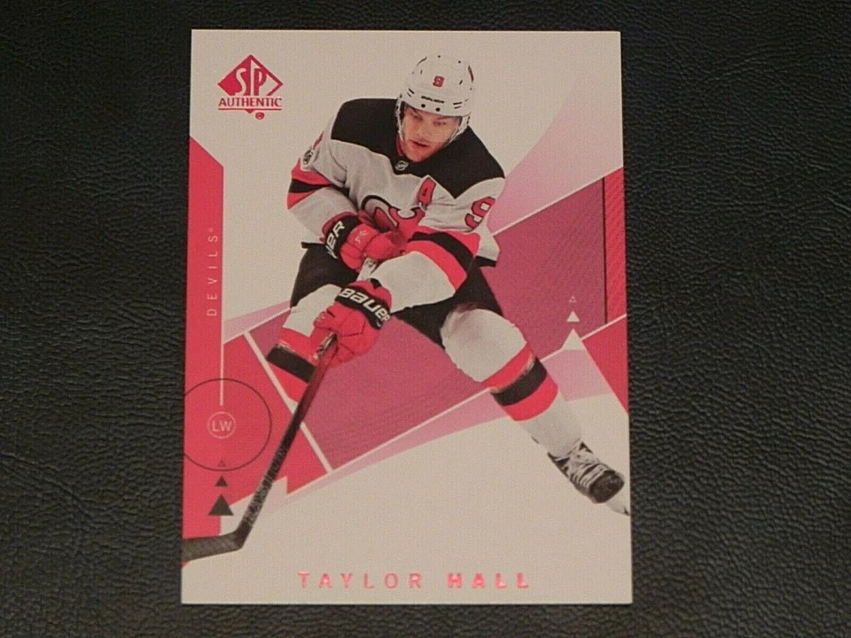 2018-19 18/19 SP Authentic RED 10 Taylor Hall New Jersey Devils - Image 1 of 2