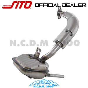 Set Exhaust Silencer Site Piaggio Vespa 50 Special R L N Spring 125 Homologated - Imagen 1 de 4