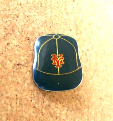 NY New York Mets NY cap logo lapel pin older design - Image 1 of 4