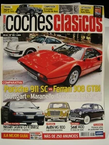 Magazine Classic Cars Spain Number 95 Ferrari 308 Gtb1 Porsche 911 SC - Picture 1 of 1