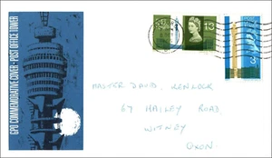 GB 1965 Post Office Tower GPO FDC Oxford CDS - Picture 1 of 2