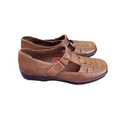 Naturalizer Womens Brown Leather Mary Jane Shoe Arch Support Plush Insole 11 N - Image 1 of 4