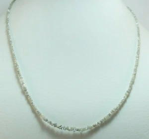 Rohdiamanten weiß-grau Halskette - Bild 1 von 1