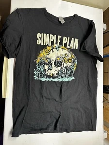 Camiseta SIMPLE PLAN 2022 US Tour Skull Concert Mercancía TALLA MEDIANA - Imagen 1 de 3