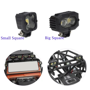 LED Lights Headlights Spotlight for 1/10 RC SCX10 90046 TRX4 TRX6 Gen8 RC Car - Bild 1 von 18
