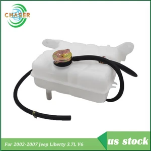 Engine Radiator Coolant Reservoir w/ Cap Fit For 2002-07 Jeep Liberty 52079788AE - Foto 1 di 8