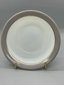 Set Of 5 Vintage Pyrex Milk Glass Dove Gray w/ Gold Trim Dessert Bowl 5 5/8" EUC - Picture 1 of 6
