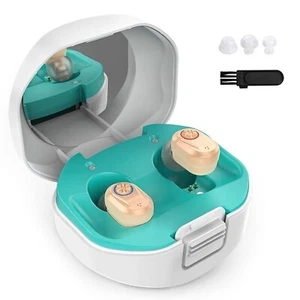 Aparatos Auditivos Para Sordos Audifonos Ancianos Oidos Amplificador Recargable - Picture 1 of 16