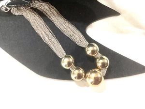 Vintage Lane Bryant Modeschmuck 10" Kugel & Ketten (Neu mit Etikett) - Bild 1 von 6