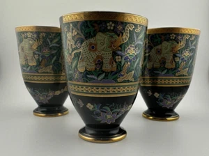 Eclectique Kai Kai 3.8" Tall Set of 3 Cups Produced by Ceramic AI Tajimi Japan - Picture 1 of 10