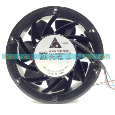 Delta THB1724BG 17cm 17251 24V 8.40A forABB ACS880 R9 4pin Inverter Fan - Image 1 of 4