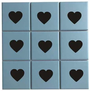 24 x Calcomanías Adhesivas Azulejos Corazón Para Baño Cocina Pared Vinilo Impermeable  - Imagen 1 de 5