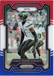 2023 Panini Prizm - Red, White & Blue Prizm #228 Ahmad "Sauce" Gardner - Jets - Picture 1 of 2